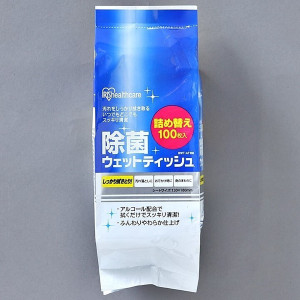 【アイリスオーヤマ　ヘルスケア　衛生用品】　除菌ウェットティッシュ　詰め替え用